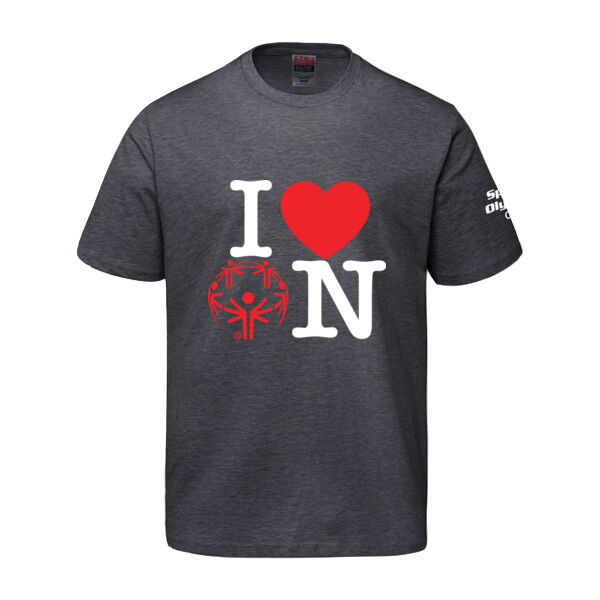 Parkour Unisex I Heart ON Printed Performance T-Shirt Thumbnail