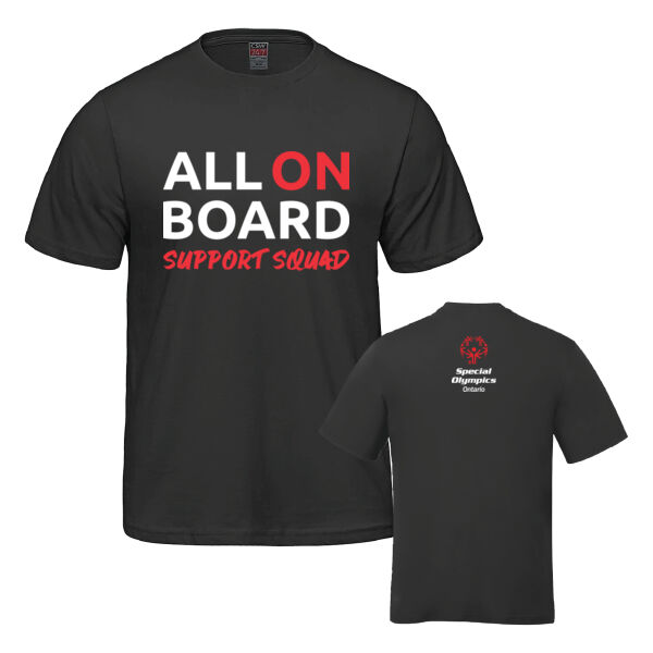 Parkour Unisex Support Squad Printed Performance T-Shirt Thumbnail