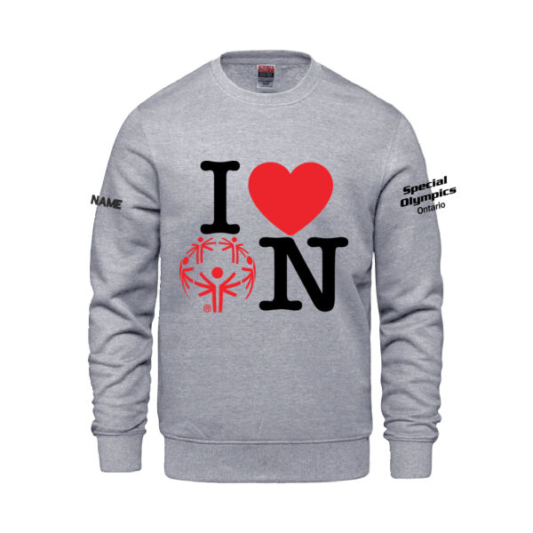 Vault Unisex I Heart ON Printed Crewneck Thumbnail