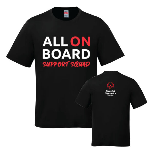 Parkour Youth Support Squad Printed Performance T-Shirt Thumbnail